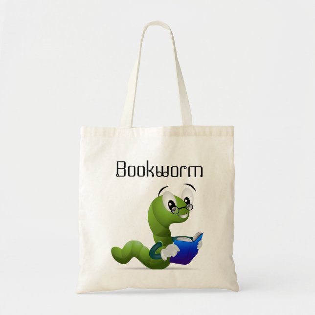 Bookworm Bag Tygkasse (Framsidan)