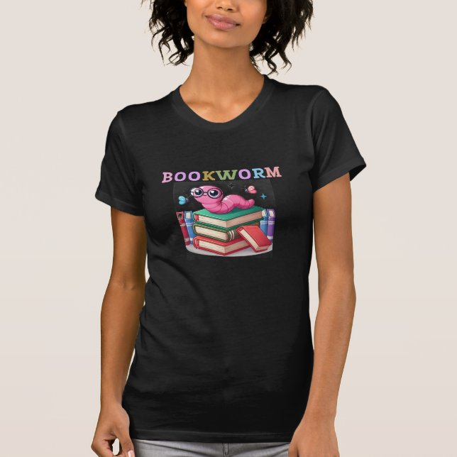 Bookworm Bliss T-Shirt (Framsida)