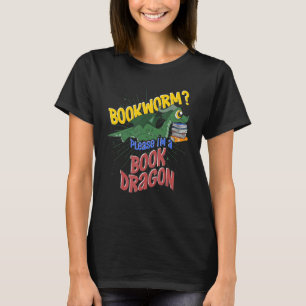 Bookworm Bok Reading Mythical Creature Cute Bok T Shirt