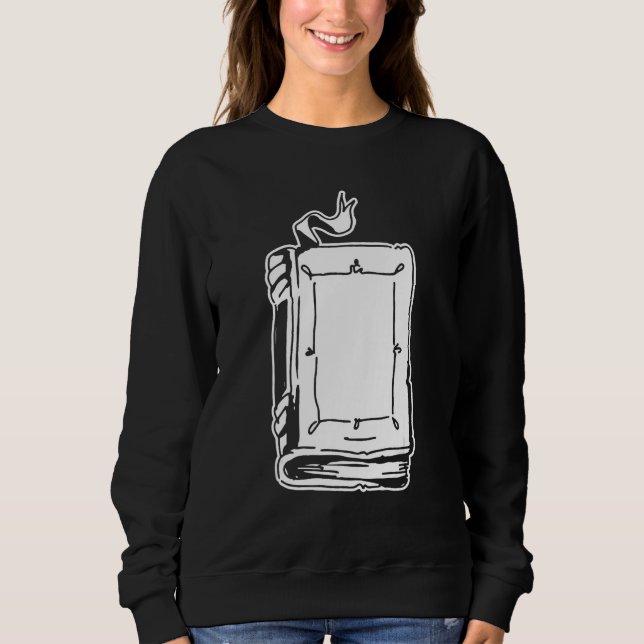 Bookworm Books Bibliophile Librarian Literature  B T Shirt (Framsida)