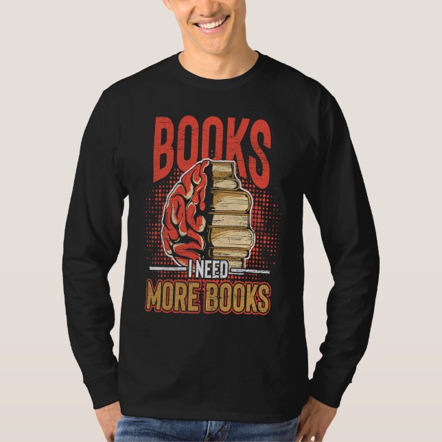 Bookworm Books  Reading T Shirt (Framsida)