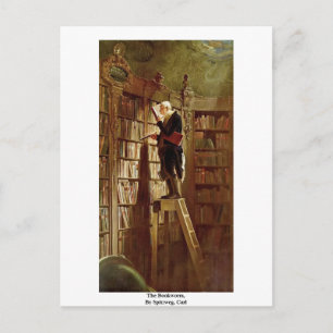 Bookworm, by Spitzweg, Carl Vykort