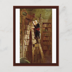 Bookworm, by Spitzweg, Carl Vykort