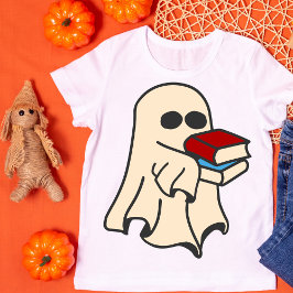 Bookworm Ghost Halloween T Shirt