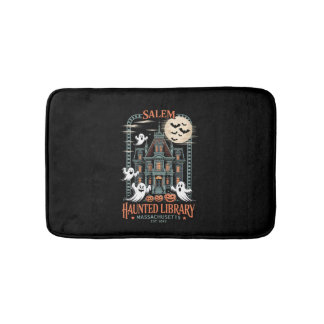 Bookworm Halloween Shirt Haunted Library Badrumsmatta