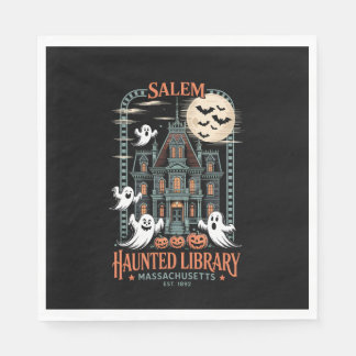 Bookworm Halloween Shirt Haunted Library Pappersservett