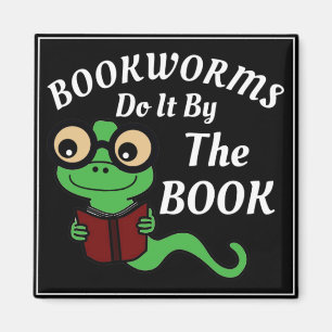 Bookworm Humor Magnet