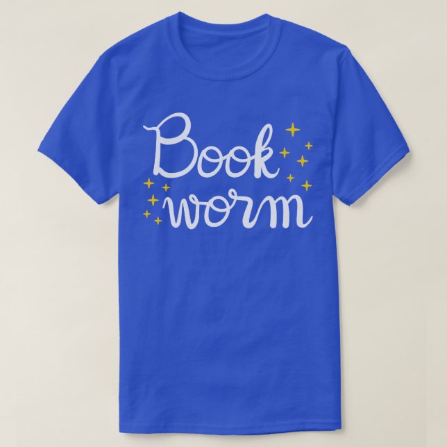 Bookworm I bok Älskare T Shirt (Design framsida)