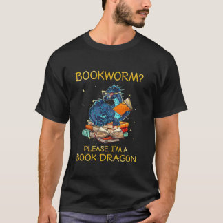 Bookworm Jag är A Bok Dragon T Shirt