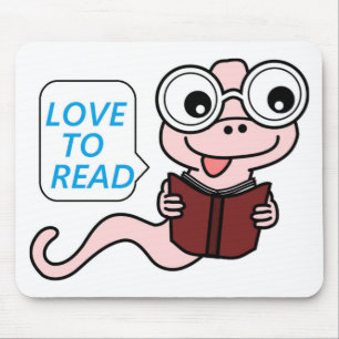 BOOKWORM "KÄRLEK TO READ" MUSMATTA