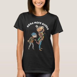 Bookworm, läs mer Bokar från lustigt djur T Shirt