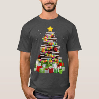 Bookworm Librarian Chris bok Julgran T Shirt