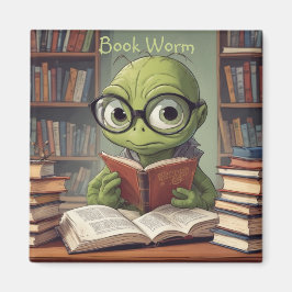 Bookworm Magnet