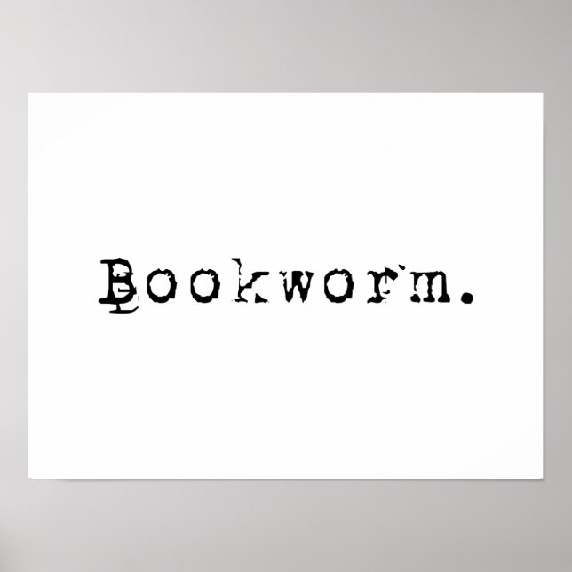Bookworm Poster (Framsidan)