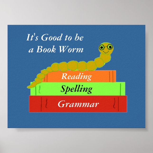 Bookworm Poster (Framsidan)