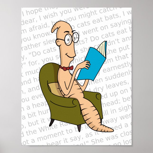 Bookworm Poster (Framsidan)