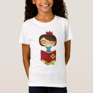Bookworm Princess Girls' T-Shirt