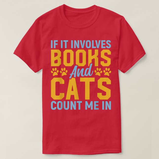Bookworm Pun Bok, läsningstext D. Bok T Shirt (Design framsida)