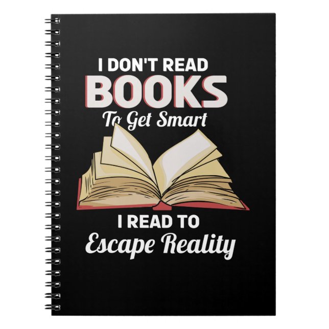 Bookworm Read Bokar, Bokar Anteckningsbok (Framsidan)