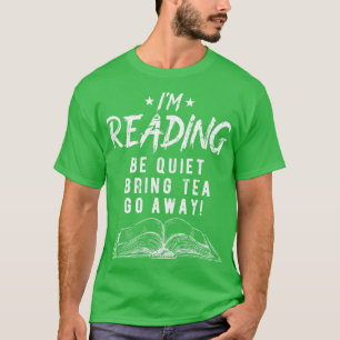 Bookworm Reader Tea Älskare Reading Bokar T Shirt