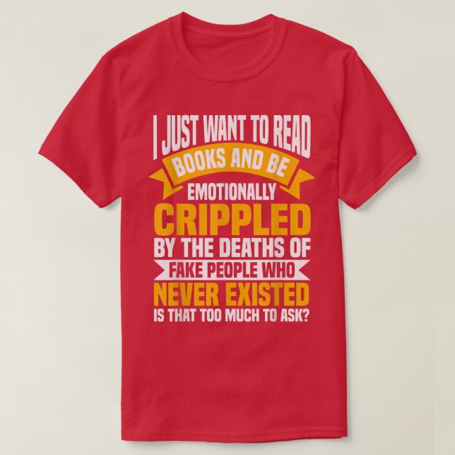 Bookworm Reader Writer Novelist Innehåll Creator B T Shirt (Design framsida)