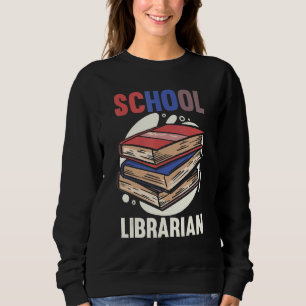 Bookworm School Librarian bibliotek Back to school T Shirt