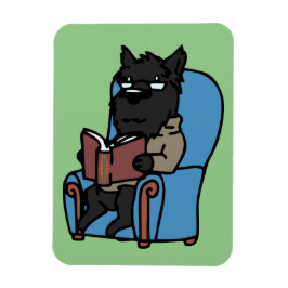 Bookworm Scot Magnet