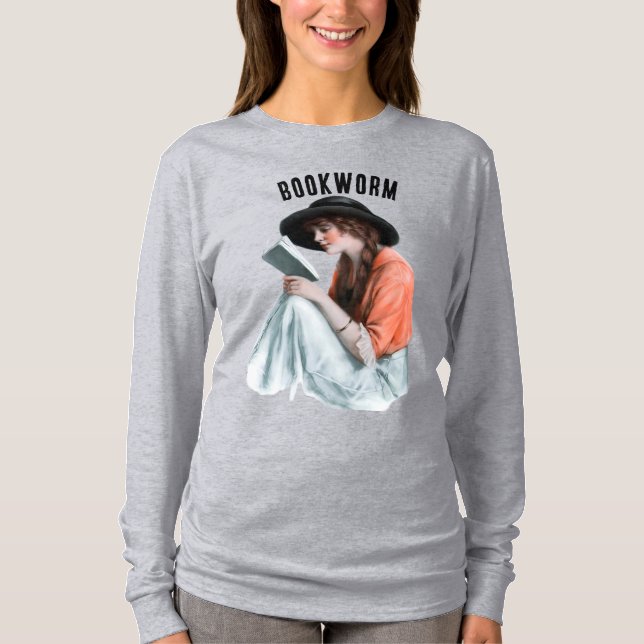 Bookworm, T Shirt (Framsida)