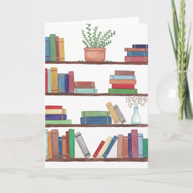 Bookworm Tack Kort (Framsida)