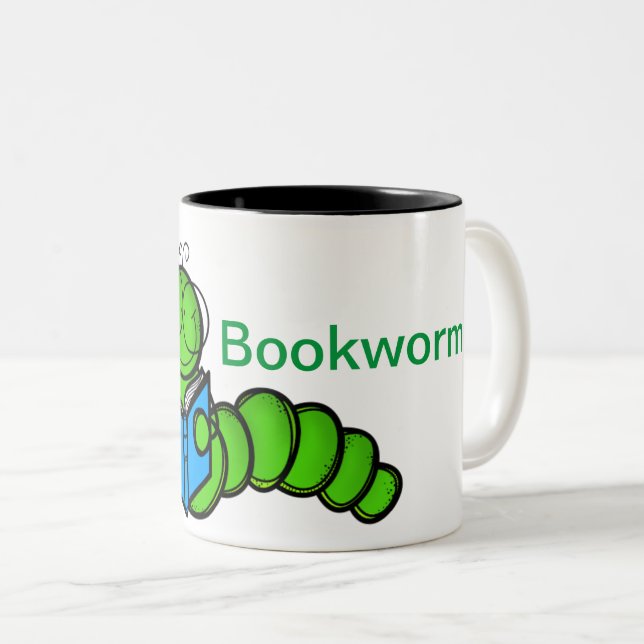 Bookworm Två-Tonad Mugg (Framsida höger)