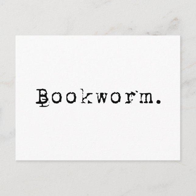 Bookworm Vykort (Framsida)