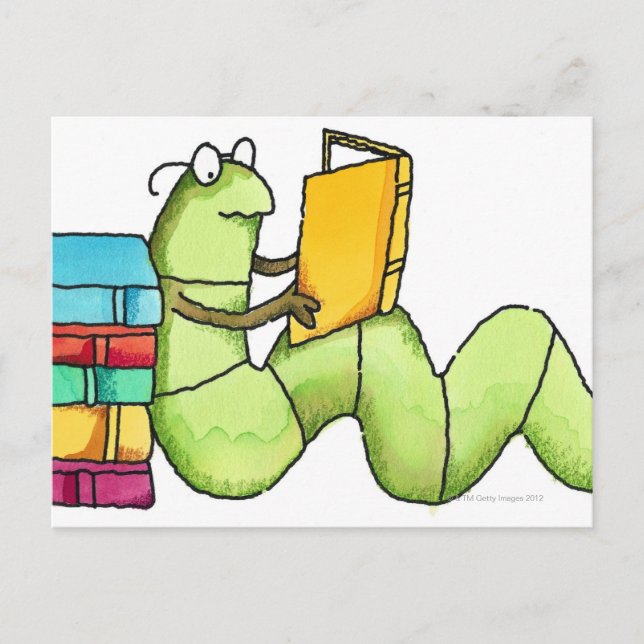 Bookworm Vykort (Framsida)