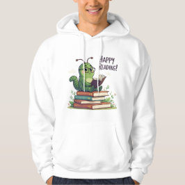 Bookworms läsdesign hoodie