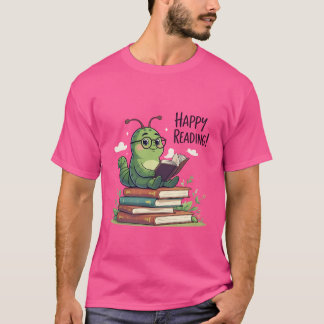Bookworms läsdesign t shirt