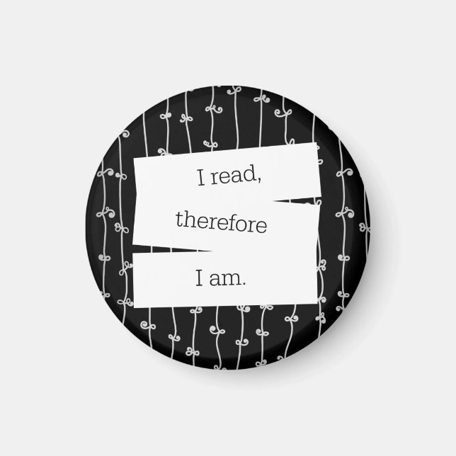 Bookworms motto-kylmagnet magnet (Framsidan)