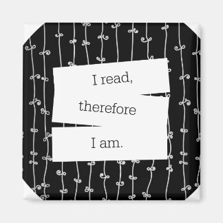 Bookworms motto-kylmagnet magnet