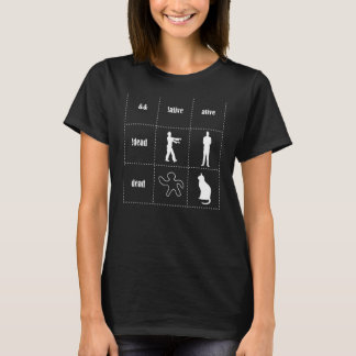 Boolean Logic Alive and Dead Programmer Cat Scien T Shirt