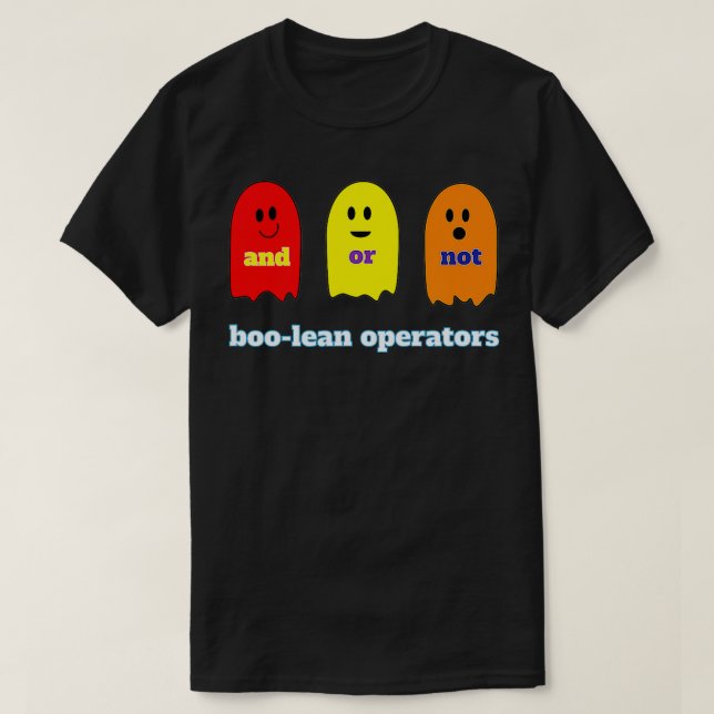 Booleska operatorer Matematiska nummer Costume Hal T Shirt (Design framsida)