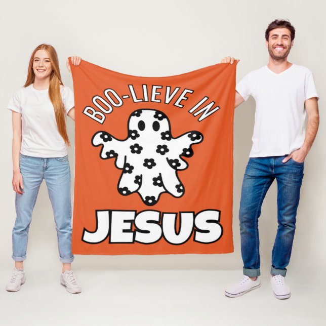 Boolieve i Jesus Blanket Fleecefilt (På plats)