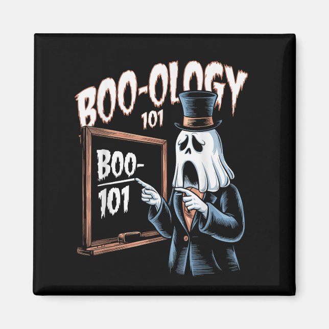 Boologi 101,happy halloween magnet (Framsidan)