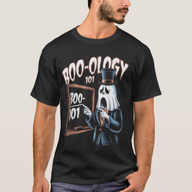 Boologi 101,happy halloween t shirt (Framsida)