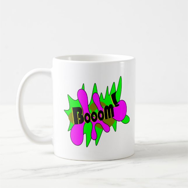 Boom bombarde kaffemugg (Vänster)