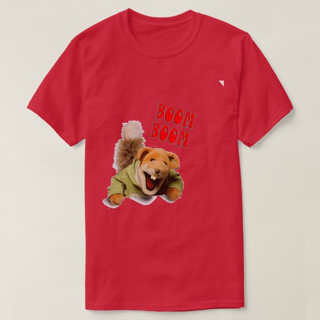 boom boom basil brush t shirt (Design framsida)