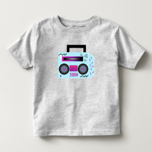 Boom Box 90s 80s Musik Hip Hop Bebis Onesie T Shirt