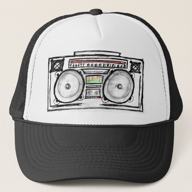 Boom Box Hat Keps (Framsida)