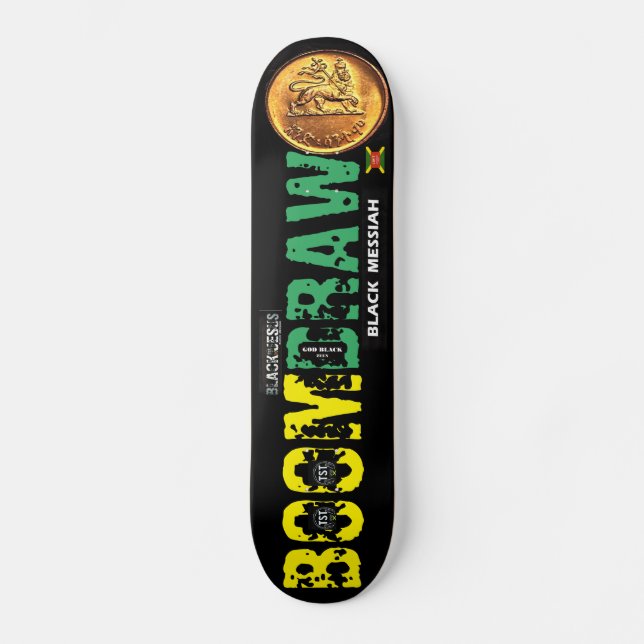 BOOM DRAW-skateboard Mini Skateboard Bräda 18,5 Cm (Framsida)