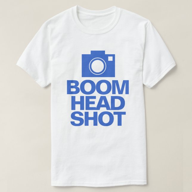 Boom Head Shot T Shirt (Design framsida)