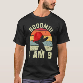 Boom I är 9 Boy 9 Yves Fantastisk 9 Birthda T Shirt