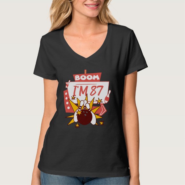 Boom I m 87 T Shirt (Framsida)