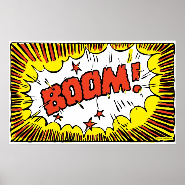 BOOM! II (större storlekar) Poster (Framsidan)